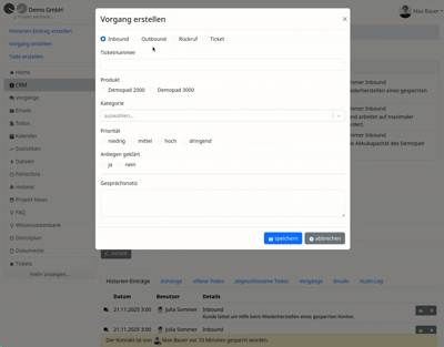 Vorgänge, die Arbeit vereinfachen